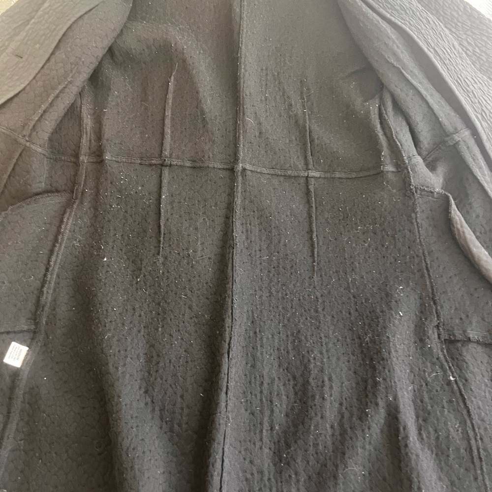 Jill McGowen Black Button-Up Coat - Picture 5 of 12
